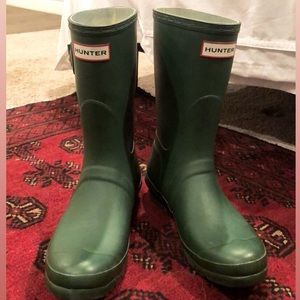 Green Hunter Rain Boots